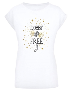 Футболка Harry Potter Dobby Is Free, белый F4nt4stic