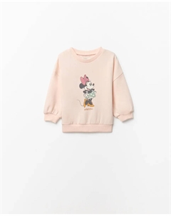 Толстовка с изображением Минни, светло-бежевый Сфера