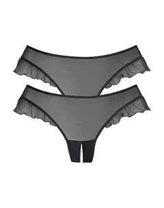 Стринги GOLD Ouvert, цвет 2xschwarz Petite fleur