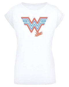 Футболка DC Comics Wonder Woman 84 Neon Emblem, белый F4nt4stic