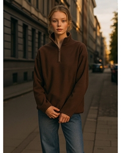 Толстовка женская коричневая Mark formelle