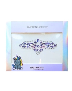 Кристаллы для лица Barney Face Crystals Unicorns approve