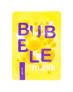 Пузырьковая маска для лица с экстрактом дыни Melon Bubble Mask Post 23 Unicorns approve