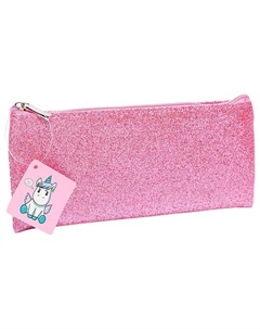Косметичка розовая с блестками Post Unicorns approve