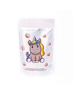Полирующий кокосовый скраб для тела "WILD BEACH" Unicorns approve