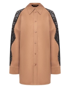 Хлопковая рубашка Хохлома х алена ахмадуллина