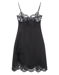 Платье из шелка и хлопка Dolce&gabbana