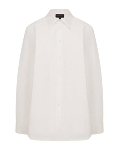 Хлопковая рубашка Emporio armani