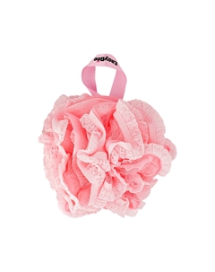 Мочалка-шар для тела SPA DAY розовые кружева Easybee