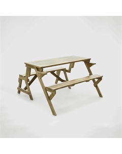 Комплект садовой мебели Magic скамейка-трансформер 138х130х76 см Rohman java