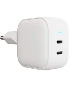 Сетевое зарядное устройство VLP G-Charge 2xUSB-C белый Vlp