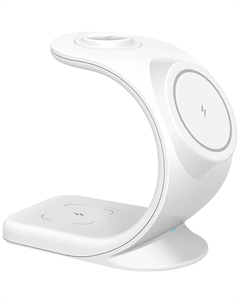 Беспроводное зарядное устройство VLP Powerstand 3в1 белый Vlp