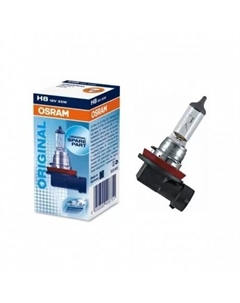 Лампа автомобильная H8 35W PGJ19-1+150% Night Braker Laser 3900K, 2шт, 12V, 64212NL2 Osram