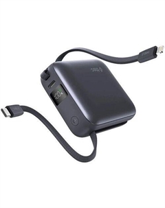 Внешний аккумулятор (Power Bank) TTEC ReCharger Mini LCD, 10000мAч, серый Ttec