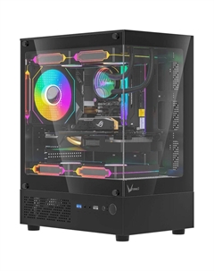 Корпус MicroATX Minitower Formula Crystal Z1CM Plus Black AR