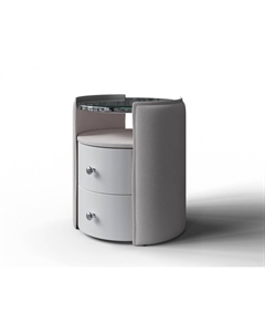 Тумба Line (Ткань/Массив Laska 01 Белая смородина/Белая эмаль) 45x40 Verda