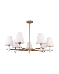 Люстра подвесная Pietra E14 280 Вт 20 кв.м (FR5371CL-07BS) Freya