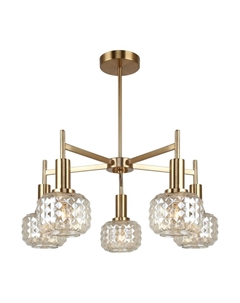 Люстра подвесная Fero E14 200 Вт 15 кв.м (FR5366CL-05BS) Freya