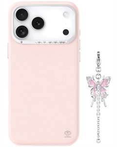 Чехол Starry Series MagSafe для iPhone 17 Pro, розовый Pynana