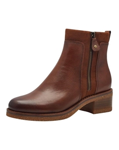 Ботильоны, цвет cognac comb Marco tozzi