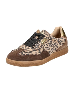 Кроссовки на шнуровке, цвет leopard Steve madden