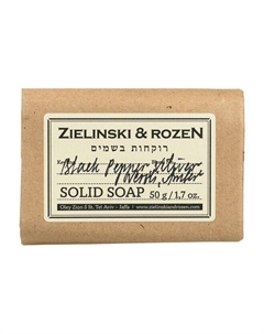 Твердое мыло с ароматом черного перца, ветивера, нероли и амбры Black Pepper, Vetiver, Neroli, Amber Solid Soap Zielinski&rozen