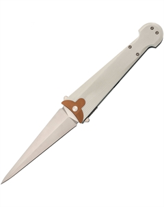 Складной нож Cinquedea, сталь VG-10, рукоять G10 белый Daggerr