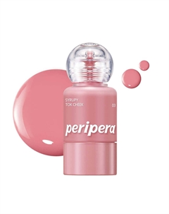 Жидкие румяна с влажным финишем Syrupy Tok Cheek 03 Friendship Mauve Peripera