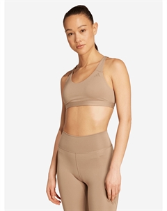 Топ бра спортивный, Коричневый Adidas