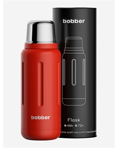 Термос вакуумный для напитков Flask 770 мл пробка с каналами для налива, тепло до 36 часов, красный, Красный Bobber