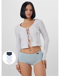 Трусы шорты женские в наборе, 3 шт Mark formelle