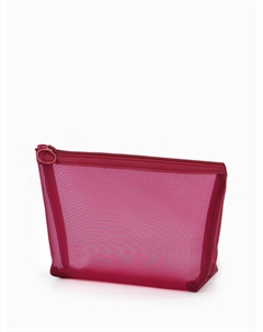 Косметичка classic, сетка, на молнии, бордовая Nobrand