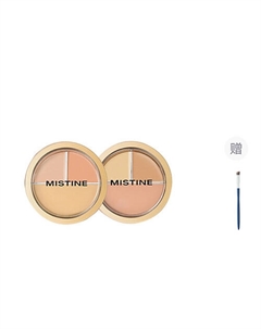 Палетка кремовых консилеров Silky Flawless Concealer Mistine
