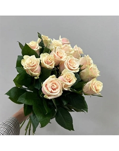 Кремовые розы Flor master