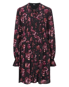 Платье из вискозы и шелка The kooples