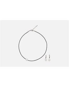 Набор украшений: колье и серьги С розой 3 шт 19.stone