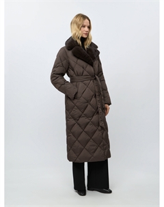 Пуховое пальто с мехом норки Conso