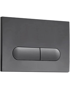 Кнопка смыва для унитаза Flush V3 пластик, цвет оружейная сталь Veconi