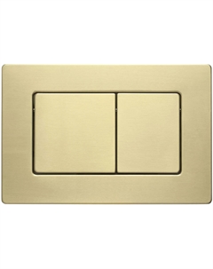 Кнопка смыва для унитаза Flush V8 пластик, цвет золото брашинг Veconi