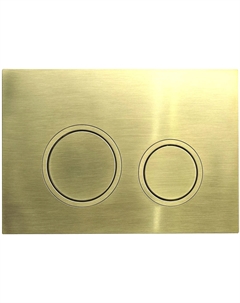 Кнопка смыва для унитаза Flush V11 пластик, цвет золото брашинг Veconi