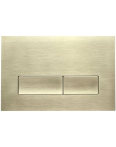 Кнопка смыва для унитаза Flush V1 пластик, цвет золото брашинг Veconi