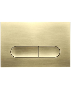 Кнопка смыва для унитаза Flush V3 пластик, цвет золото брашинг Veconi