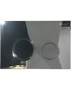 Кнопка смыва для унитаза Flush V11 пластик, цвет хром глянец Veconi