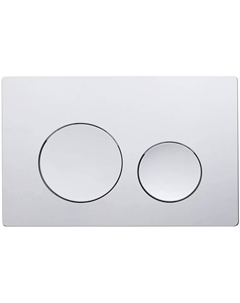 Кнопка смыва для унитаза Flush V2 пластик, цвет хром глянец Veconi