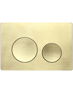 Кнопка смыва для унитаза Flush V2 пластик, цвет золото брашинг Veconi