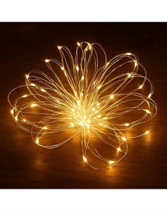 Гирлянда Роса 7,2м 70LED теплый белый свет Maxijoy