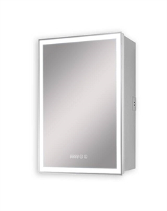 Шкаф зеркальный SILVER MIRRORS Киото 60 правый сенсор диммер термометр часы Silver mirrors