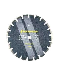 Диск алмазный по асфальту Asphafight L 350x25,4x8 мм сегментный сухой рез (C1630) Champion