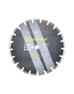 Диск алмазный по асфальту Asphafight ST 350x25,4x10 мм сегментный сухой рез (C1606) Champion