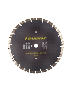 Диск алмазный универсальный Fast Gripper ST 350x25,4x10 мм турбосегментный сухой рез (C1620) Champion